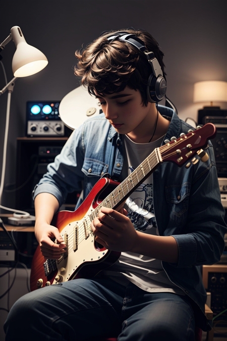 アマチュア時代にサウンドのストックを制作するクリエイター